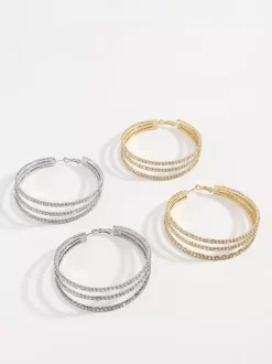 Layered Hoop Earrings For Women 2026