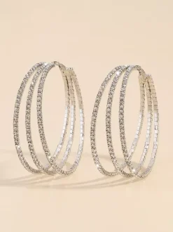 Layered Hoop Earrings For Women 2026