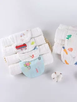6-Layer Soft Cotton Sweat Towel for Children