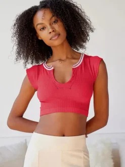 Light Gray Cami Top U-Neck Sexy Women Camis