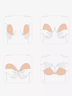 Lingerie Pasties Ball Viscose Triangle Sequins Nude Underwire Invisible Lift Nipple Covers