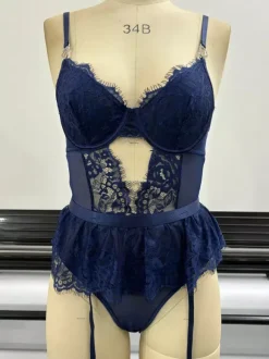 Lingerie Teddies Cut Out Backless Black Sexy Teddies For Women