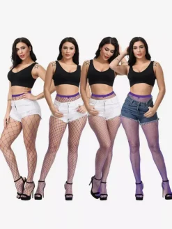 Lingerie Hosiery Bodystockings Black Nylon Sheer Pantyhose