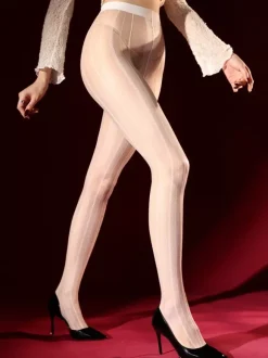 Lingerie Hosiery Pantyhose Sexy Black Sheer Stripes Ultra-Thin Tights