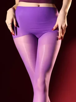 Lingerie Hosiery Pantyhose Women Gray Floral Print Seamless Ultra-Stretchy Invisible Sheer Tights
