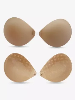 Lingerie Pasties Ball Acrylic Strapless Nude Push Up Invisible Lift Nipple Covers