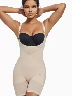 Lingerie Shapewear Nude U-Neck Sculpting Snatched Waist