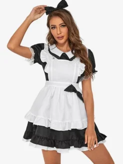 Maid Costume Women's Dress Servant Girl Costumes