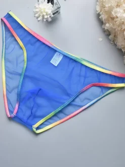Male Sexy Panties White Transparente Men's Lingerie