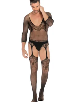 Man Sexy Bodystockings Sheer Lingerie