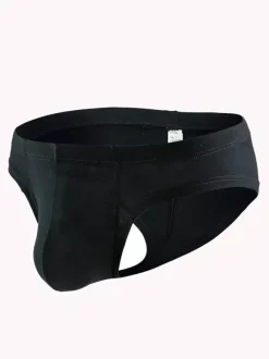 Man Underwear Grey Briefs Modal Comfy Male Underwear