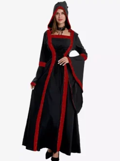 Medieval Dress For Women Plus Size Renaissance Vintage Lace Up Costumes