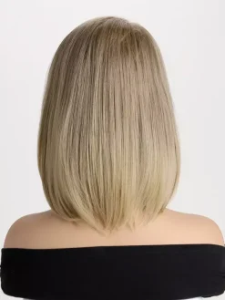 Medium-length Bob Wig With Air Bangs Vintage Synthetic Wig For Women 2026