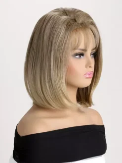 Medium-length Bob Wig With Air Bangs Vintage Synthetic Wig For Women 2026