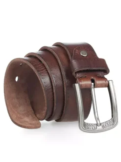 Men Belt Leather Fashion Light Brown Belt