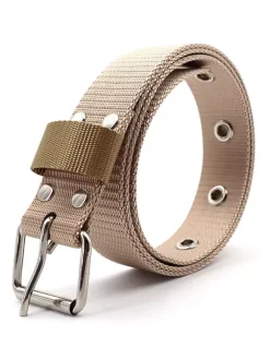 Men Belt Nylon Chic Nylon Zinc Alloy Daily Casual Orange Belt