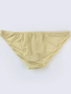 Men Brief Panties Apricot Thong Underwear