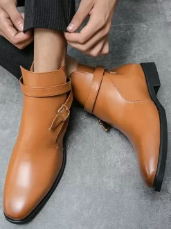 Men's Boots Fabulous Round Toe Chelsea Boots