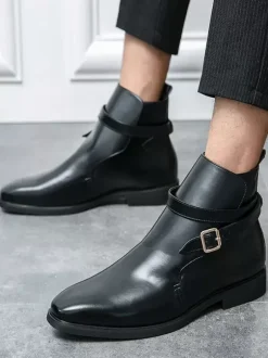 Men's Boots Fabulous Round Toe Chelsea Boots