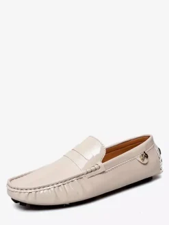 Men's Casual Shoes Round Toe Slip On Driving Shoes