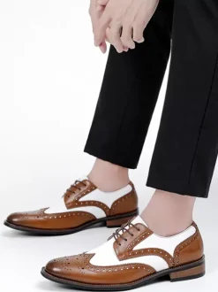 Men's Dress Shoes Derby Prom Party Wedding Shoes