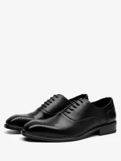 Men's Dress Shoes Fantastic Round Toe Strap Adjustable PU Leather