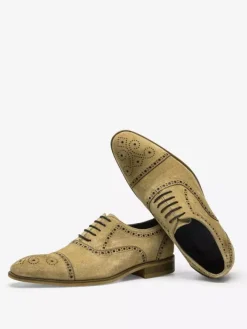 Men's Dress Shoes Fashion Round Toe Leather