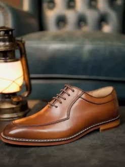 Men's Dress Shoes Oxford Prom Party Wedding Shoes