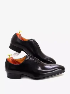 Mens Dress Shoes Oxford Shoes Quality Round Toe Cowhide Prom Wedding Shoes