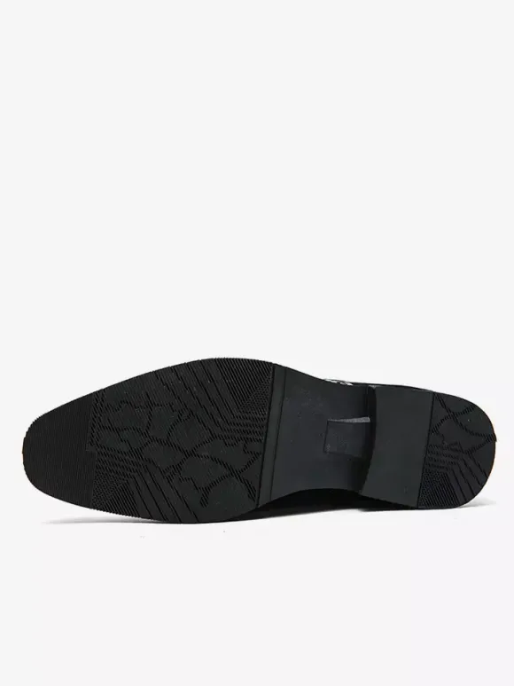 Men's Dress Shoes Round Toe Slip On Shoes With Tassels