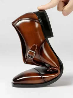 Men's Loafer Shoes Monk Prom Homecoming Wedding Shoes