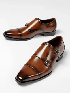Men's Loafer Shoes Monk Prom Homecoming Wedding Shoes