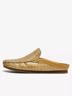 Mens Mules Slip-on Breathable Leather Soft Sole Loafers Shoes Comfortable Casual House Shoes