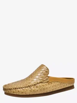 Mens Mules Slip-on Breathable Leather Soft Sole Loafers Shoes Comfortable Casual House Shoes