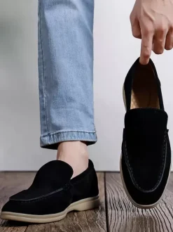 Men's Slip On Loafer Micro Suede Upper Shoes