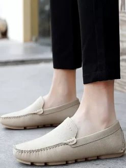 Men's Slip On Loafer Vegan Leather Casual Loafers