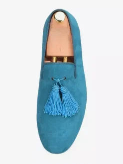 Men's Tassel Loafer Shoes Polyester Slip-On Prom Wedding Shoes
