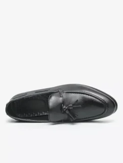Men's Tassel Loafer Shoes Round Toe Slip On Comfy Loafer Shoes For Wedding Prom
