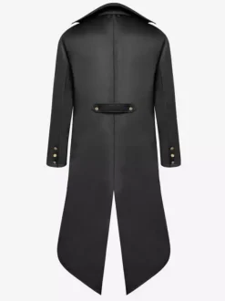 Mens Victorian Medieval Jacket Tailcoat Vintage Costume Tuxedo Renaissance Carnival Coats