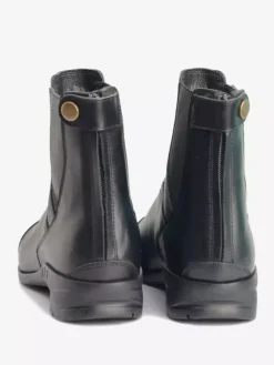 Men's Work Boots Classic Black Ankle Short Prom Boots