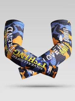 Men's Accessories Athletic Polyester 3D Print Orange