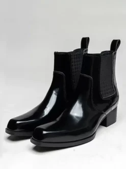 Men's Chelsea Boots Cowhide Chic Black Ankle Short Boots