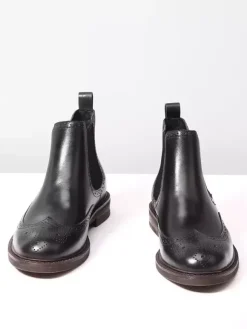 Men's Chelsea Boots Round Toe British Round Toe Ankle Boots