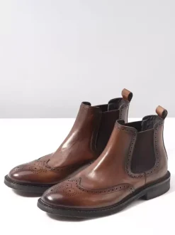 Men's Chelsea Boots Round Toe British Round Toe Ankle Boots