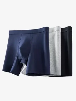 Men's Cotton Sports Extended Boxer Briefs Breathable Boys' Boxer Briefs