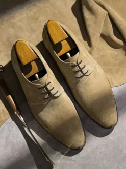 Men's Dress Shoes Modern Round Toe Leather