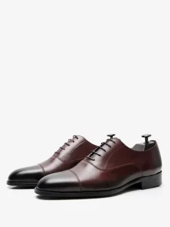 Men's Dress Shoes Monk Strap Cowhide Adults Lace Up Prom Homecoming Wedding Shoes for Easter Gift