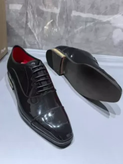 Men's Dress Shoes Square Toe Wingtip Shoes Wedding Prom Shoes