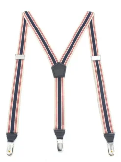 Men's Elastic Y Shape Susbenders Stripes