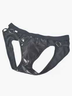 Men Sexy Costume Black Sexy Underwear Brief Night Club Wear